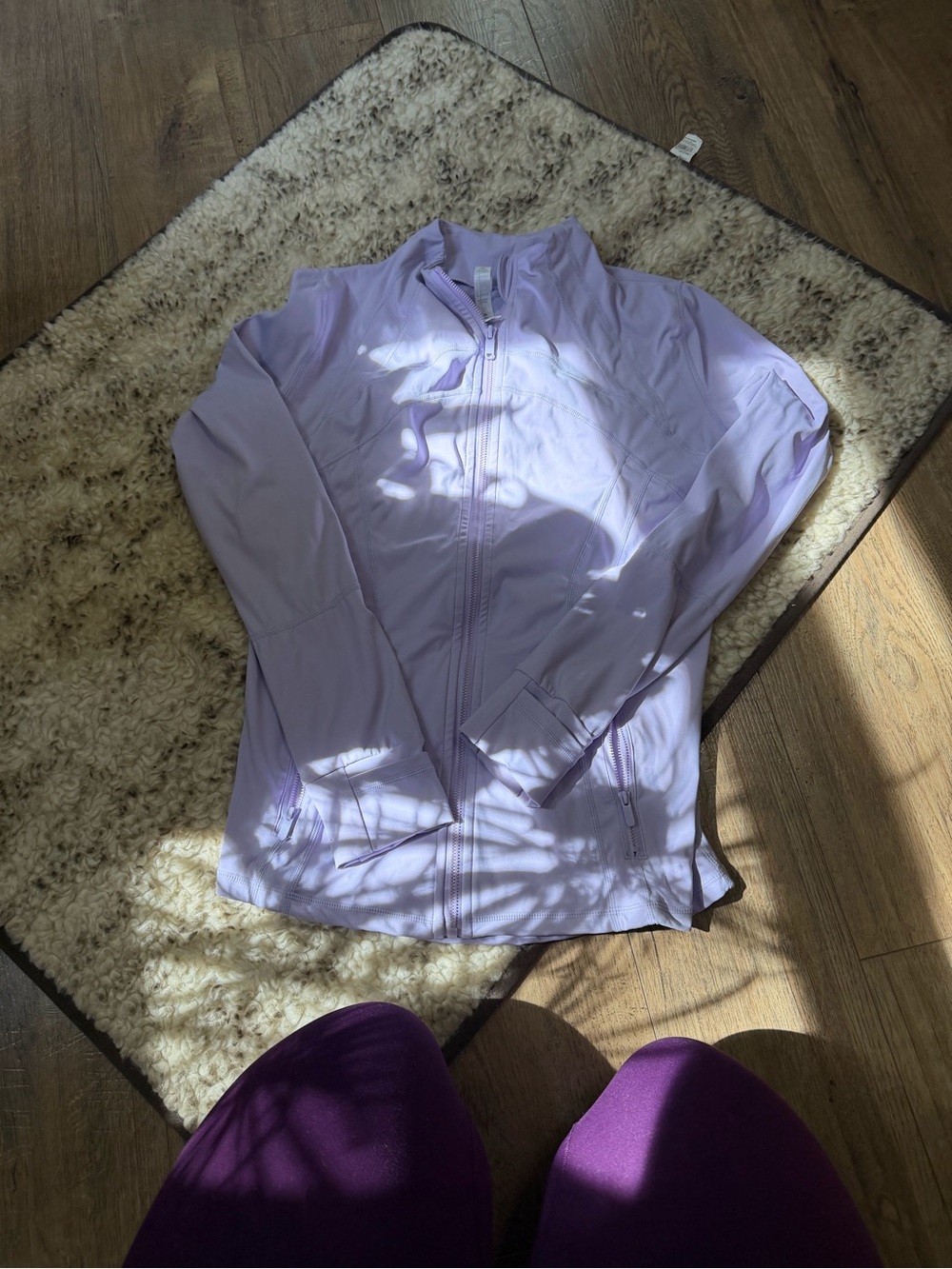 lululemon athletica Lavender Full-Zip Utility Jacket